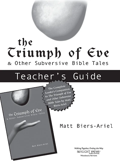 Triumph of Eve Teacher's Guide