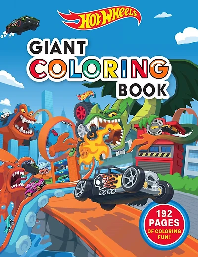 Hot Wheels: Giant Coloring Book