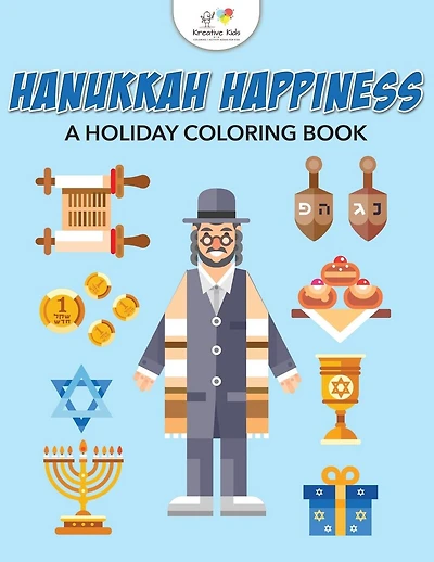 Hanukkah Happiness: A Holiday Coloring Book