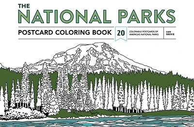 The National Parks Postcard Coloring Book: 20 Colorable Postcards of America's National Parks