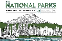 The National Parks Postcard Coloring Book: 20 Colorable Postcards of America's National Parks