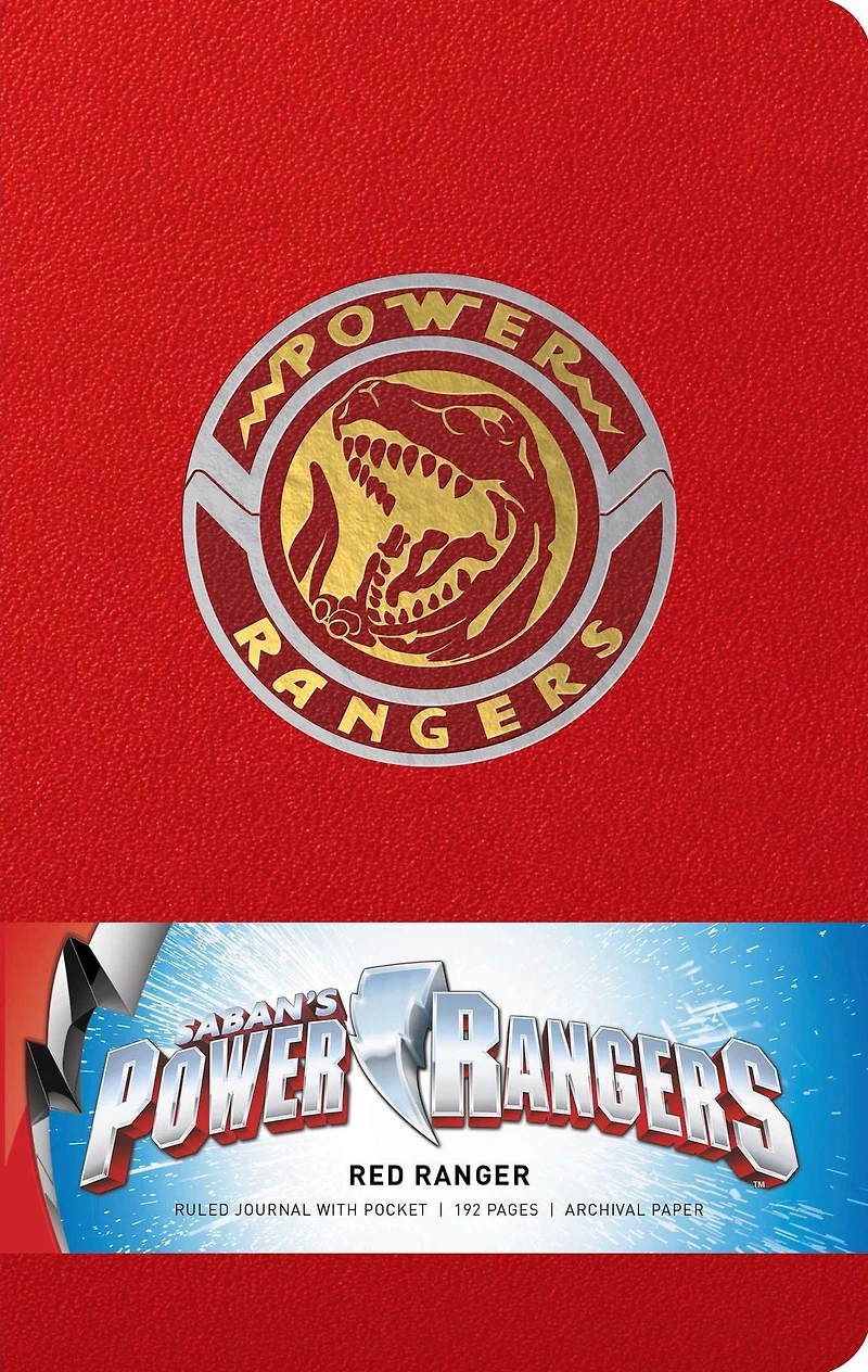 Power Rangers: Red Ranger Hardcover Ruled Journal