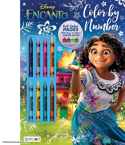Encanto Color By Number with Crayons