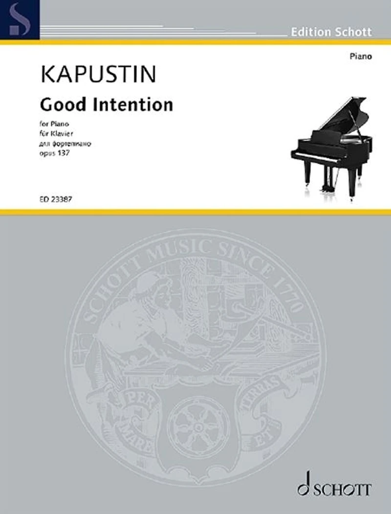 Nikolai Kapustin - Good Intention Op. 137 for Piano Solo