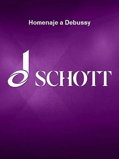 Homenaje a Debussy (Tribute to Debussy) for Guitar