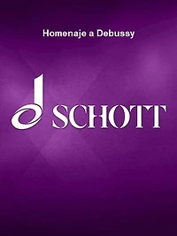 Homenaje a Debussy (Tribute to Debussy) for Guitar