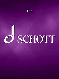 Trio for Double Bass, Percussion, and Piano Score and Parts
