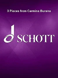 3 Pieces from Carmina Burana: Uf dem anger - In trutina - Were diu werlt alle min for Flute (Violin), Viola (Clarinet), and Guitar Score and Parts