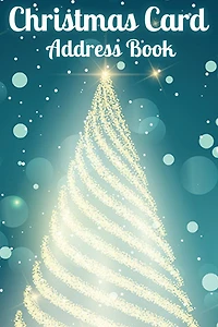 Christmas Card Address Book Christmas Card Record Book Address Book Organizer: 6 x 9 inches, Christmas Address Book, Address Book Organizer
