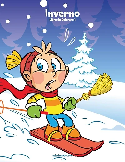 Inverno Libro da Colorare 1