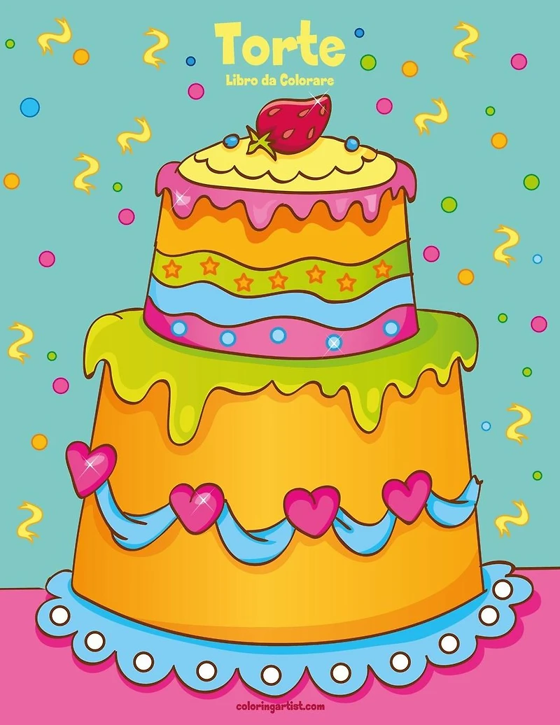 Torte Libro da Colorare 1
