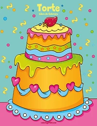 Torte Libro da Colorare 1