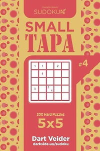 Sudoku Small Tapa - 200 Hard Puzzles 5x5 (Volume 4)