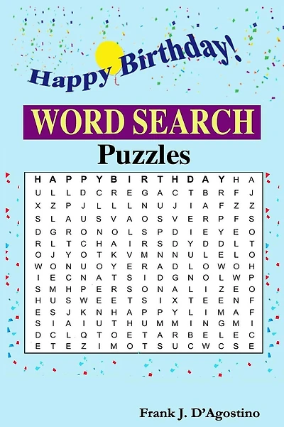 Happy Birthday Word Search