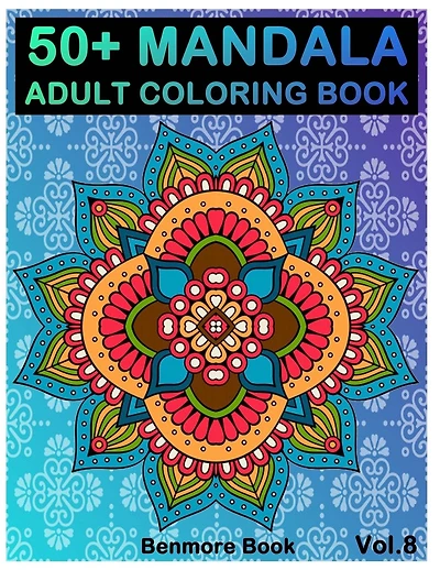 50+ Mandala: Adult Coloring Book 50 Mandala Images Stress Management Coloring Book For Relaxation, Meditation, Happiness and Relief & Art Color Therapy(Volume 4)