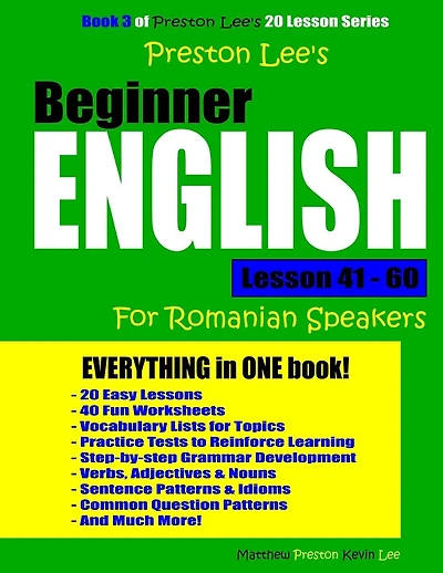Preston Lee's Beginner English Lesson 41