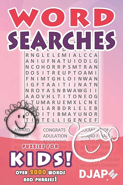Word Searches - puzzles for KIDS!: over 2000 words and phrases