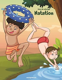 Livre de coloriage Natation 1