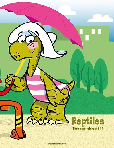 Reptiles libro para colorear 1 & 2