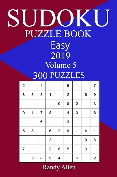 300 Easy Sudoku Puzzle Book 2019