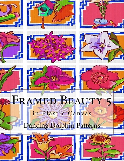 Framed Beauty 5: in Plastic Canvas