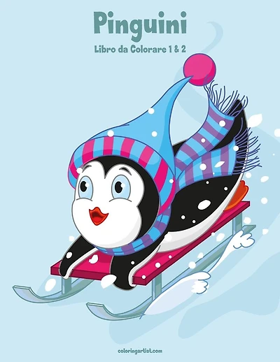 Pinguini Libro da Colorare 1 & 2