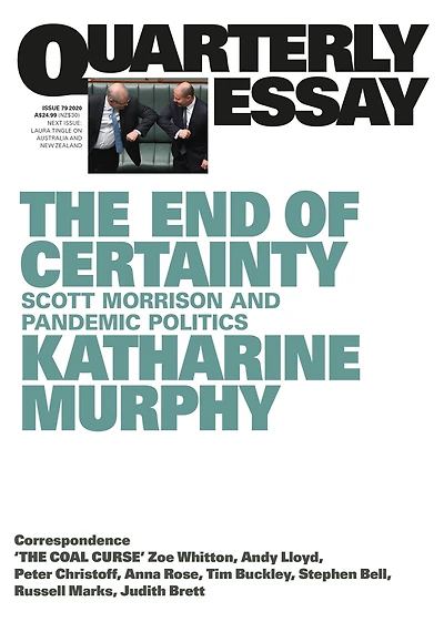 The End of Certainty: Quarterly Essay 79: Scott Morrison and Pandemic Politics