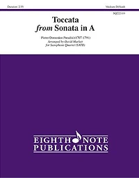 Toccata: From Sonata in A, Score & Parts