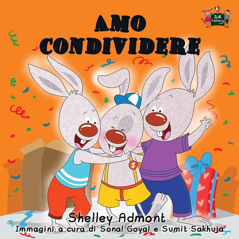 Amo condividere (Italian Kids book) I Love to Share Bedtime Collection)