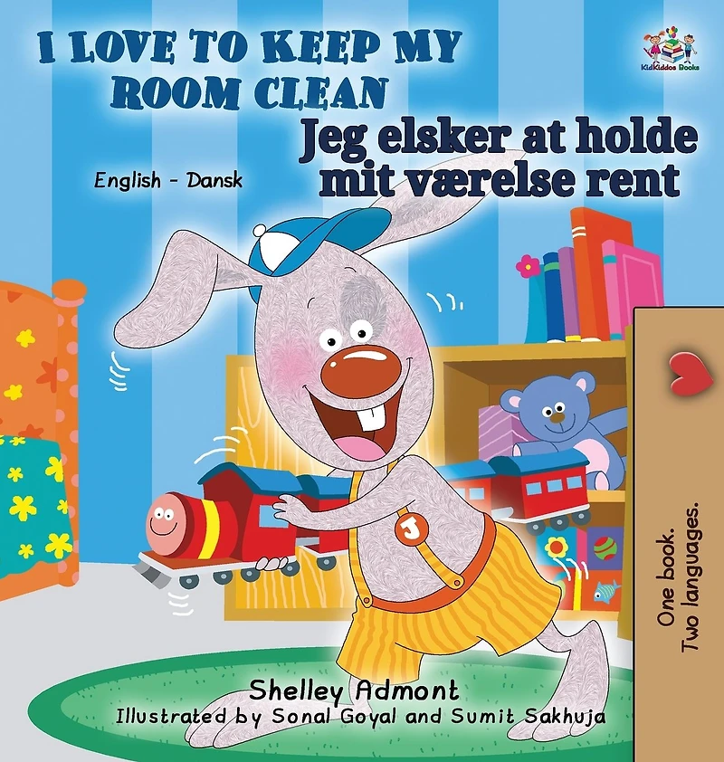 I Love to Keep My Room Clean: English Danish Bilingual Edition