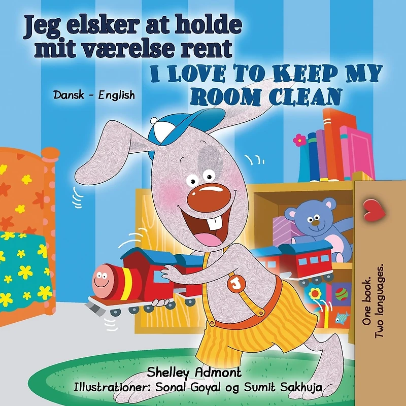I Love to Keep My Room Clean: Danish English Bilingual Edition