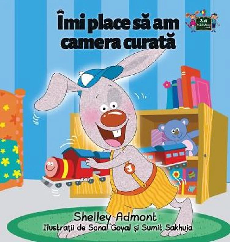 I Love to Keep My Room Clean: Romanian Edition