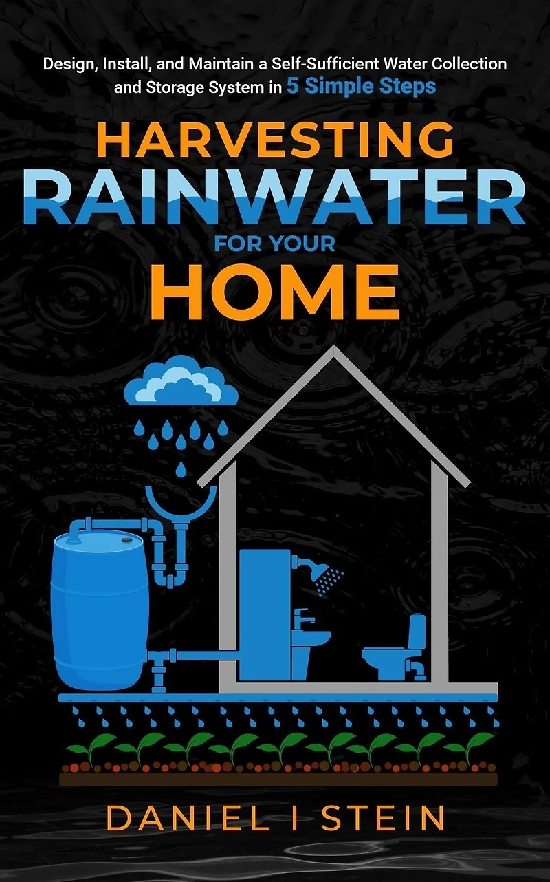 Harvesting Rainwater for Your Home: Design, Install, and Maintain a Self-Sufficient Water Collection Storage System 5 Simple Steps - DIY beginner preppers, homesteaders, environmentalists