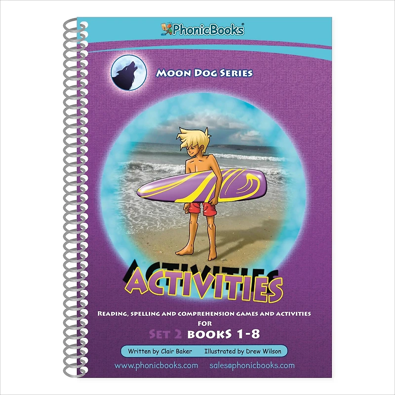 Phonic Books Moon Dogs Set 2 Activities: Photocopiable Activities Accompanying Moon Dogs Set 2 Books for Older Readers (CVC Level, Consonant Blends and Consonant Teams)
