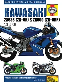 Kawasaki ZX636 (ZX-6R) & ZX600 (ZX-6RR) '03 to '06