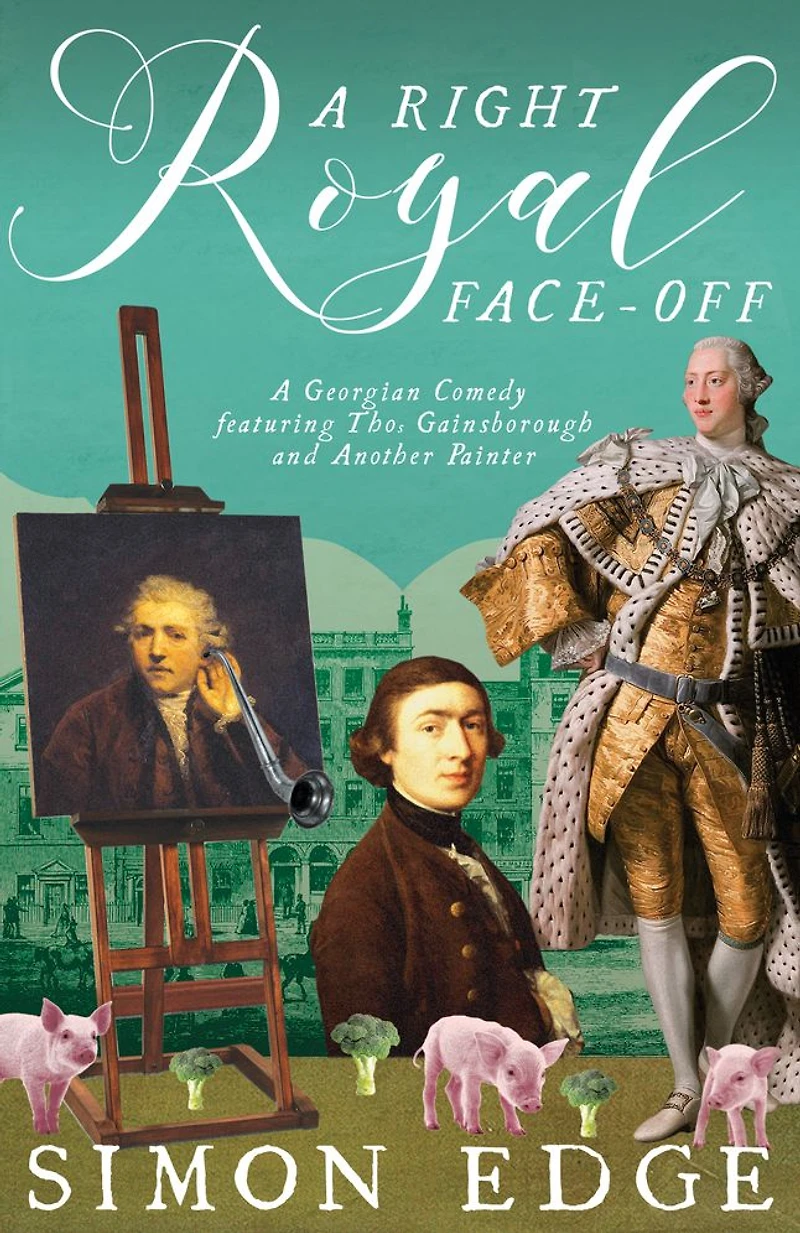 A Right Royal Face-Off: Georgian Comedy Featuring Thomas Gainsborough and Another Painter