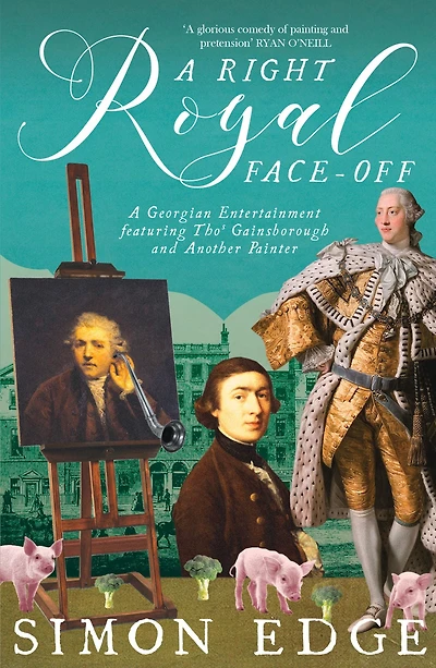 A Right Royal Face-Off: Georgian Comedy Featuring Thomas Gainsborough and Another Painter