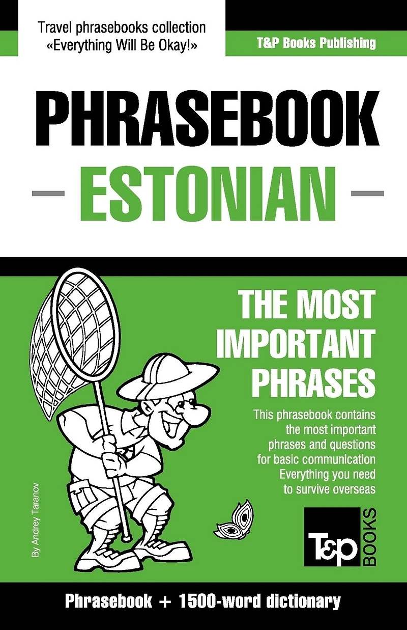 English-Estonian phrasebook & 1500-word dictionary