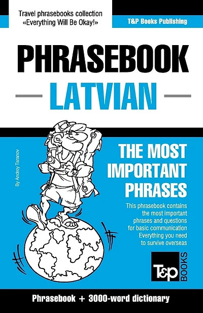 English-Latvian phrasebook & 3000-word topical vocabulary