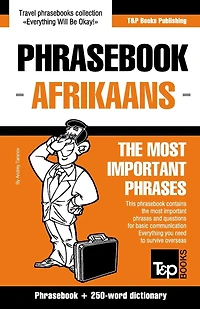English-Afrikaans phrasebook and 250-word mini dictionary