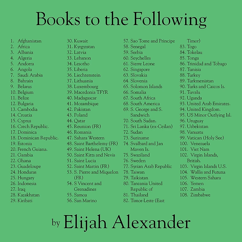 Books to the Following