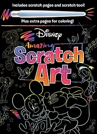 Disney - Amazing Scratch Art: with Scratch Tool and Coloring Pages