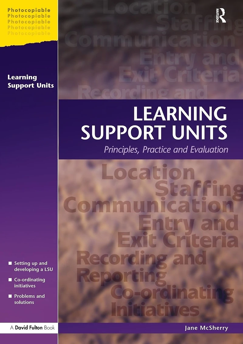 Learning Support Units: Principles, Practice and Evaluation