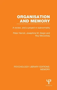 Organisation and Memory (PLE: Memory): a Review Project Subnormality