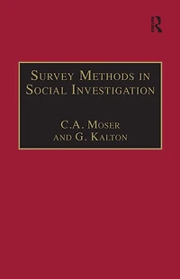 Survey Methods Social Investigation