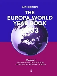 Europa World Year Bk 2003 V1