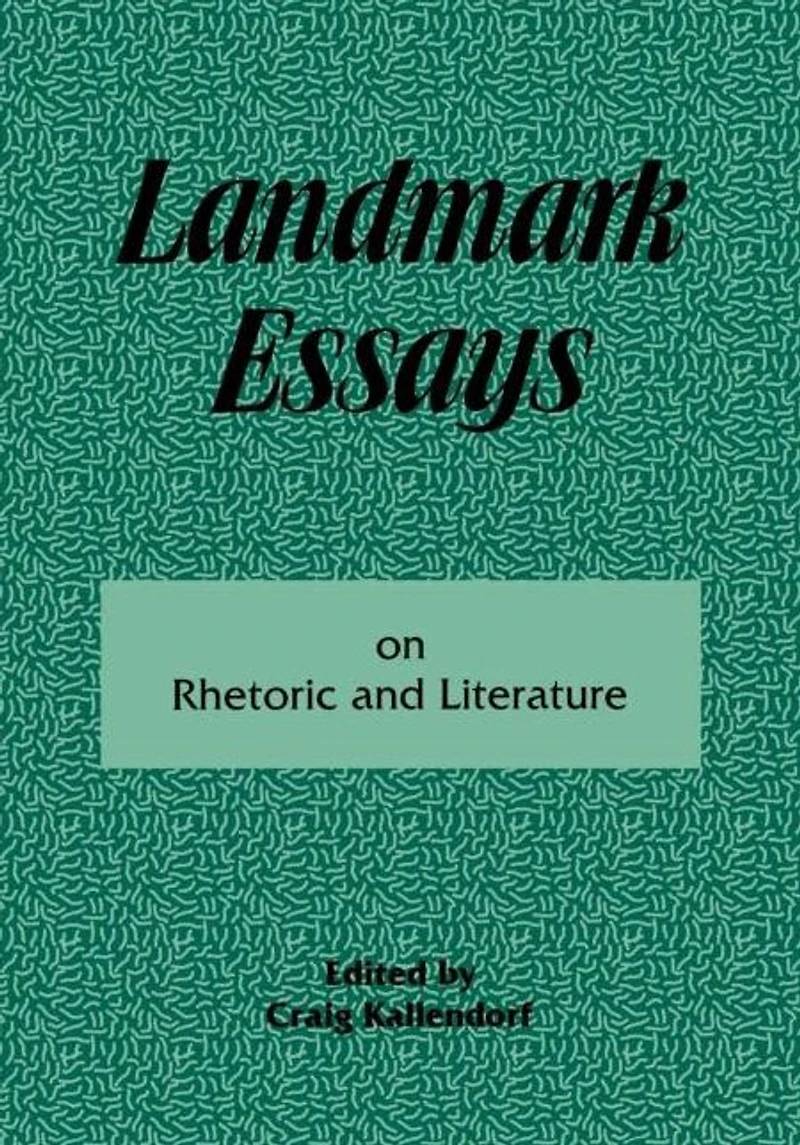 Landmark Essays on Rhetoric and Literature: Volume 16