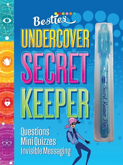Besties Undercover Secret Keeper: Questions, Mini Quizzes, & Invisible Messaging