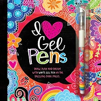 I Heart Gel Pens: Draw, Play, and Dream with White Gel Pen on the Dazzling Dark Pages