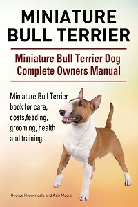 Miniature Bull Terrier. Miniature Bull Terrier Dog Complete Owners Manual. Miniature Bull Terrier book for care, costs, feeding, grooming, health and training.
